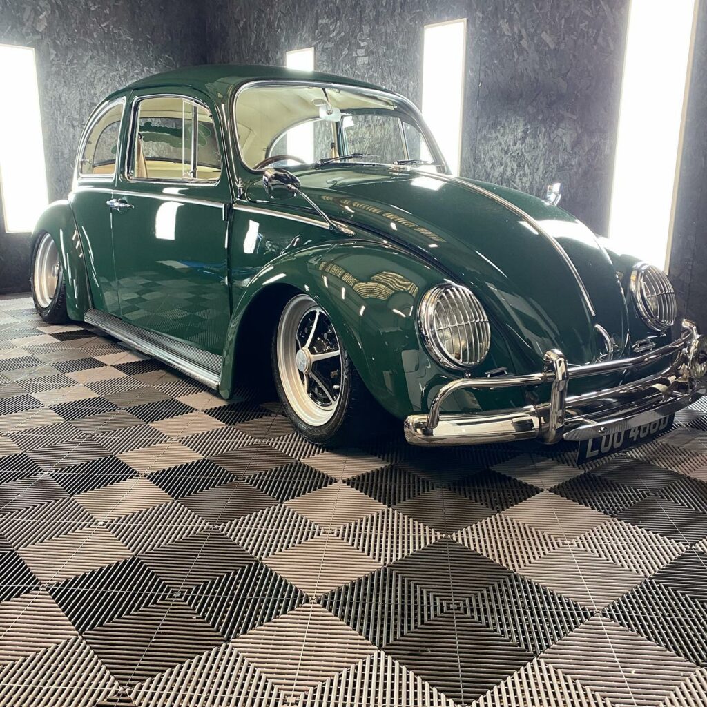 Volkswagen Beetle inside Kent Detailing Studio